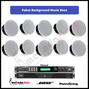 Paket Background Music Indoor Speaker Ceiling Bose DM2C | 10 Speaker
